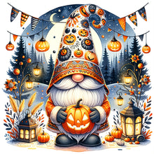 Load image into Gallery viewer, AB Diamond Painting - Full Round - Halloween moon pennant (40*40CM)