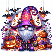 Load image into Gallery viewer, AB Diamond Painting - Full Round - Halloween bat purple (40*40CM)