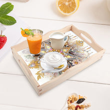 Load image into Gallery viewer, Wooden Cross Diamond Painting Tray Handicraft with Handles for Desk Coffee Table
