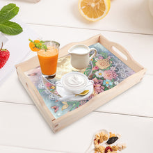 Load image into Gallery viewer, Wooden Cross Diamond Painting Tray Handicraft with Handles for Desk Coffee Table