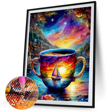 Load image into Gallery viewer, Diamond Painting - Full Square - Sailboat in the cup (50*40CM)