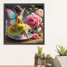 Load image into Gallery viewer, Diamond Painting - Full Round - Teacup fairy (30*30CM)
