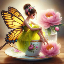 Load image into Gallery viewer, Diamond Painting - Full Round - Teacup fairy (30*30CM)
