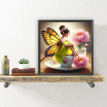 Load image into Gallery viewer, Diamond Painting - Full Round - Teacup fairy (30*30CM)