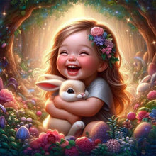 Load image into Gallery viewer, Diamond Painting - Full Round - Optimistic girl (30*30CM)