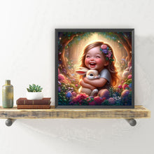 Load image into Gallery viewer, Diamond Painting - Full Round - Optimistic girl (30*30CM)