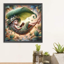 Load image into Gallery viewer, Diamond Painting - Full Round - Optimistic girl (30*30CM)