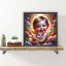 Load image into Gallery viewer, Diamond Painting - Full Round - Optimistic girl (30*30CM)