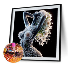 Load image into Gallery viewer, Diamond Painting - Full Round - Woman with glass flowers (40*40CM)