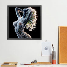 Load image into Gallery viewer, Diamond Painting - Full Round - Woman with glass flowers (40*40CM)