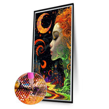 Load image into Gallery viewer, AB Diamond Painting - Full Round - Goddess under the night sky (40*70CM)
