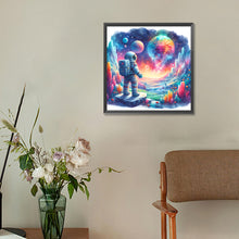 Load image into Gallery viewer, Diamond Painting - Full Round - Astronauts travel the planet (30*30CM)