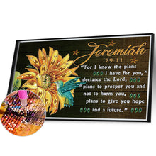 Load image into Gallery viewer, Diamond Painting - Partial Special Shaped - Sunflower hummingbird English (30*40CM)