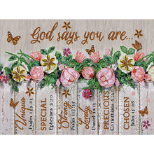 Load image into Gallery viewer, Diamond Painting - Partial Special Shaped - Flowers and butterflies English (30*40CM)