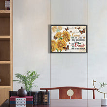 Load image into Gallery viewer, Diamond Painting - Partial Special Shaped - Sunflowers and butterflies English (30*40CM)