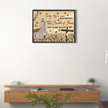 Load image into Gallery viewer, Diamond Painting - Partial Special Shaped - Cross church English (30*40CM)
