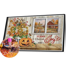 Load image into Gallery viewer, Diamond Painting - Partial Special Shaped - Pumpkin vase English (30*40CM)