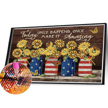 Load image into Gallery viewer, Diamond Painting - Partial Special Shaped - Desktop vase English (30*40CM)