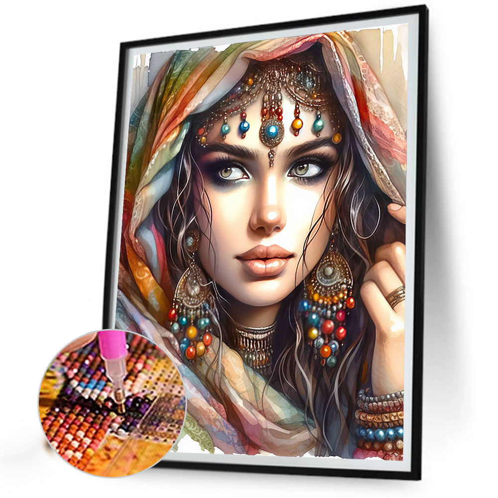 Diamond Painting - Full Round - Lady (40*50CM)