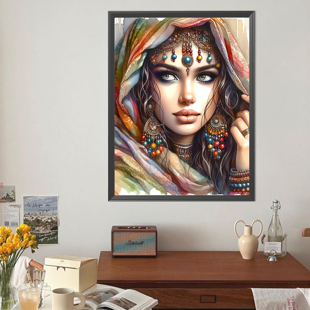 Diamond Painting - Full Round - Lady (40*50CM)