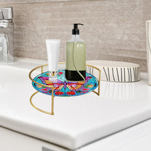 Load image into Gallery viewer, Acrylic Butterfly Diamond Painting Bathroom Tray Rhinestone Painting Vanity Tray