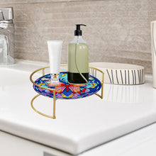 Load image into Gallery viewer, Acrylic Butterfly Diamond Painting Bathroom Tray Rhinestone Painting Vanity Tray
