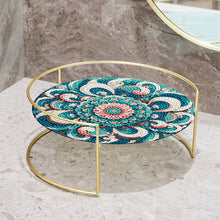 Load image into Gallery viewer, Acrylic Butterfly Diamond Painting Bathroom Tray Rhinestone Painting Vanity Tray