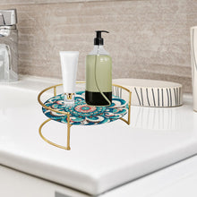Load image into Gallery viewer, Acrylic Butterfly Diamond Painting Bathroom Tray Rhinestone Painting Vanity Tray