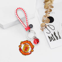 Load image into Gallery viewer, Manchester DIY Diamond Keychain Football Club Keychain (Double-sided Diamond)