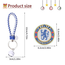 Load image into Gallery viewer, Chelsea DIY Diamond Keychain Football Club Keychain (Double-sided Diamond)