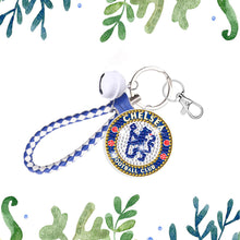 Load image into Gallery viewer, Chelsea DIY Diamond Keychain Football Club Keychain (Double-sided Diamond)