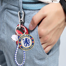 Load image into Gallery viewer, Chelsea DIY Diamond Keychain Football Club Keychain (Double-sided Diamond)