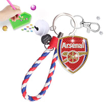 Load image into Gallery viewer, Arsenal DIY Diamond Keychain Football Club Keychain (Double-sided Diamond)