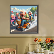 Load image into Gallery viewer, AB Diamond Painting - Full Round - Old racing car Party (40*40CM)