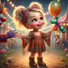 Load image into Gallery viewer, AB Diamond Painting - Full Round - Cute girl (40*40CM)