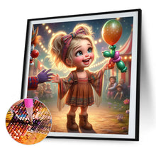 Load image into Gallery viewer, AB Diamond Painting - Full Round - Cute girl (40*40CM)