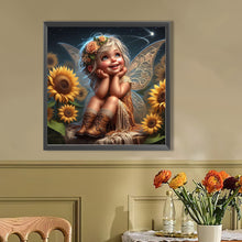 Load image into Gallery viewer, AB Diamond Painting - Full Round - Cute girl (40*40CM)