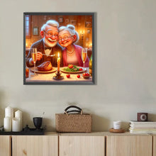 Load image into Gallery viewer, AB Diamond Painting - Full Round - Old age life (40*40CM)