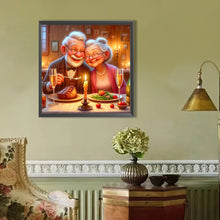 Load image into Gallery viewer, AB Diamond Painting - Full Round - Old age life (40*40CM)