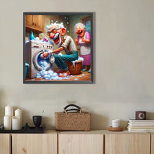 Load image into Gallery viewer, AB Diamond Painting - Full Round - Old age life (40*40CM)