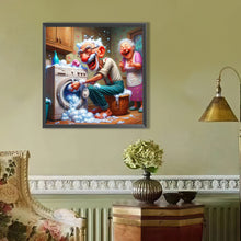 Load image into Gallery viewer, AB Diamond Painting - Full Round - Old age life (40*40CM)