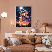 Load image into Gallery viewer, Diamond Painting - Full Round - Halloween candy skull (30*40CM)