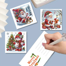 Load image into Gallery viewer, 6Pcs Christmas Christmas Gifts DIY Diamond Painting Card Diamond Daily Wish Card