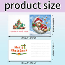 Load image into Gallery viewer, 6Pcs Christmas Christmas Gifts DIY Diamond Painting Card Diamond Daily Wish Card