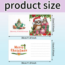 Load image into Gallery viewer, 6Pcs Christmas Christmas Gifts DIY Diamond Painting Card Diamond Daily Wish Card