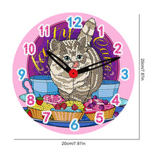 Load image into Gallery viewer, Wooden Diamond Painting Clock Animals Diamond Art Clock Pendants Kit for Desktop