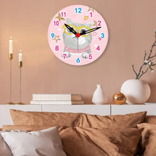 Load image into Gallery viewer, Wooden Diamond Painting Clock Animals Diamond Art Clock Pendants Kit for Desktop