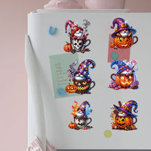 Load image into Gallery viewer, 6Pcs Acrylic Special Shape Butterfly Fairy Fridge Stickers for Car Mailbox Decor