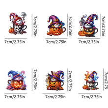 Load image into Gallery viewer, 6Pcs Acrylic Special Shape Butterfly Fairy Fridge Stickers for Car Mailbox Decor