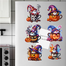Load image into Gallery viewer, 6Pcs Acrylic Special Shape Butterfly Fairy Fridge Stickers for Car Mailbox Decor
